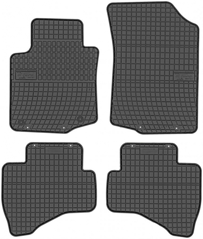 Set Covorase Auto Cauciuc Negro Peugeot 107 2005-2014 0639