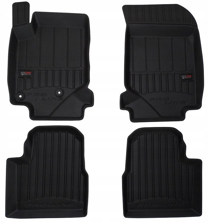 Set Covorase Auto Cauciuc Negro Peugeot 2008 2019