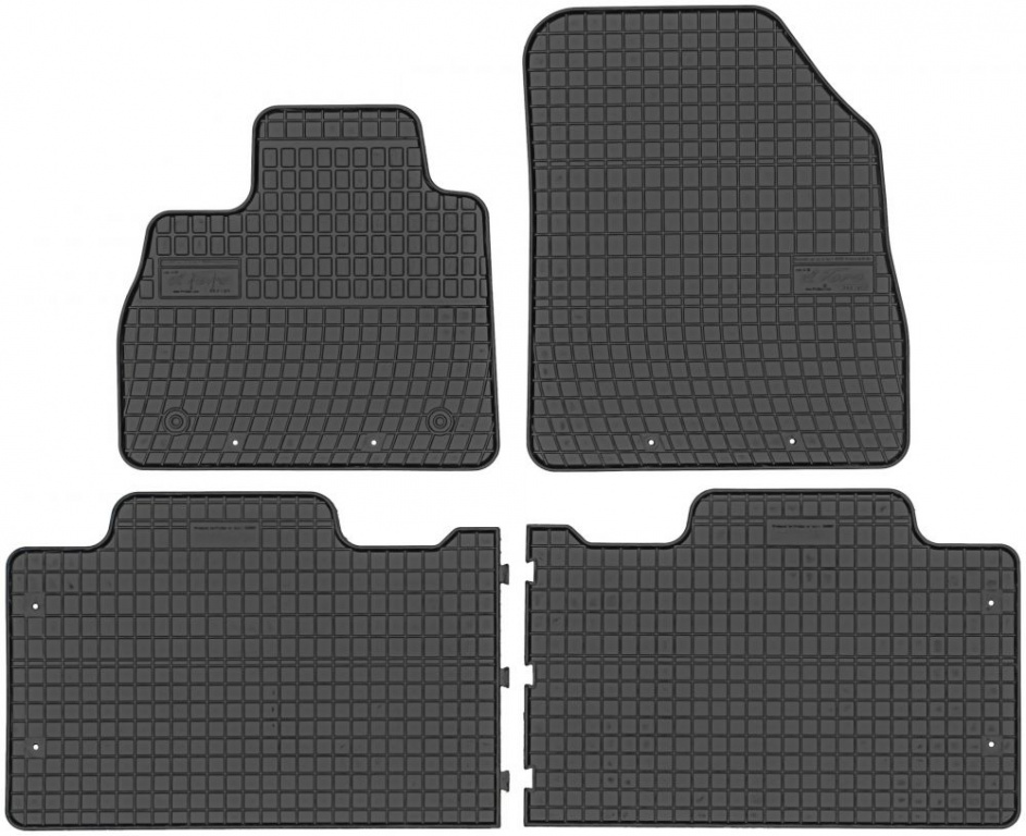 Set Covorase Auto Cauciuc Negro Renault Espace 5 2015→ 546887