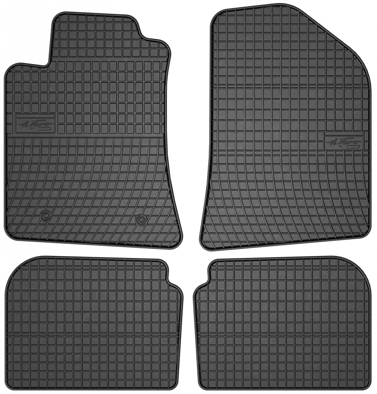 Set Covorase Auto Cauciuc Negro Toyota Avensis 2003-2009 0800