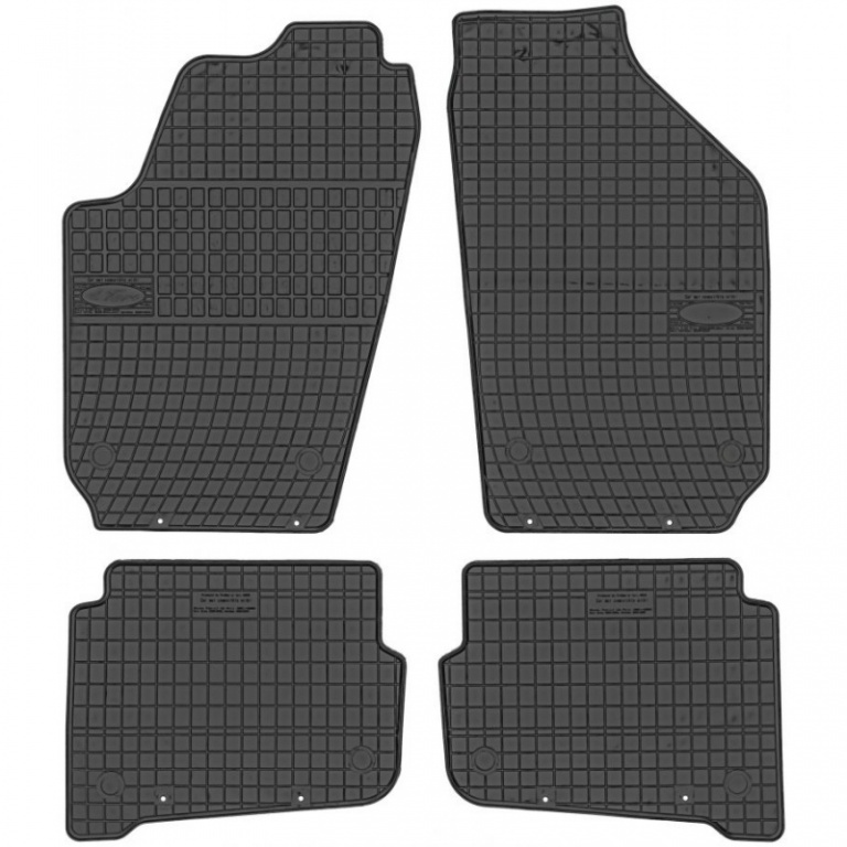 Set Covorase Auto Cauciuc Negro Volkswagen Fox 2004→ Cod: 0015