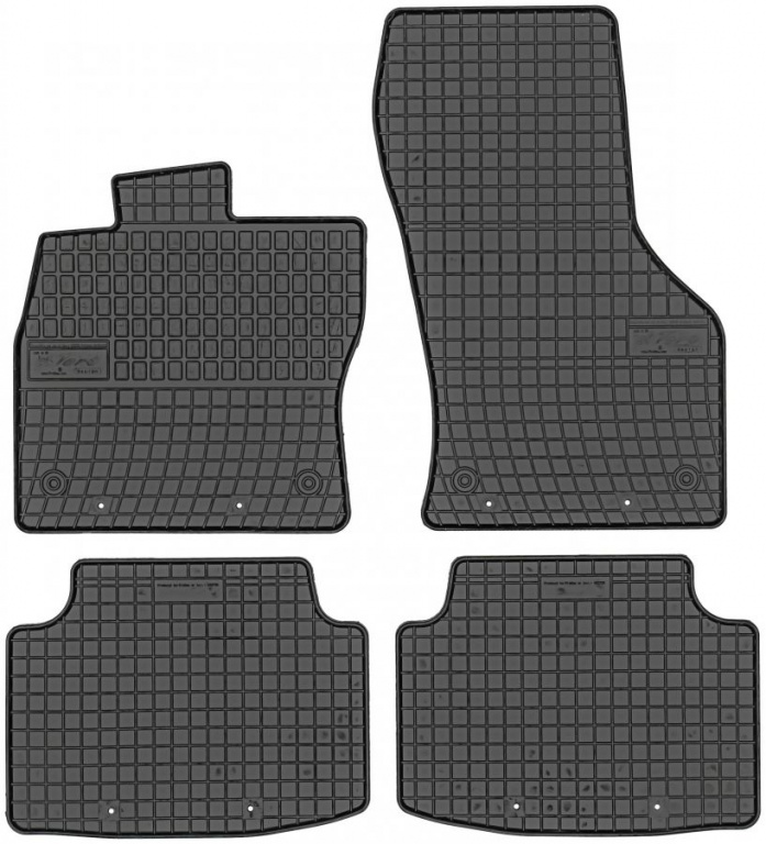 Set Covorase Auto Cauciuc Negro Volkswagen Passat B8 2014→ 542728