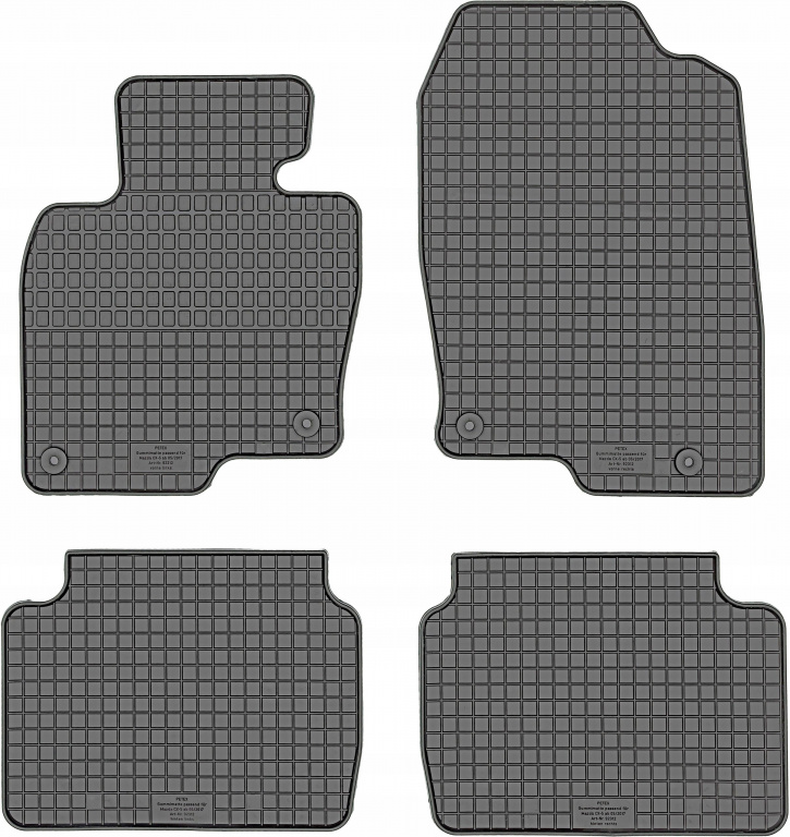 Set Covorase Auto Cauciuc Petex Mazda CX-5 2017→ 92312PX