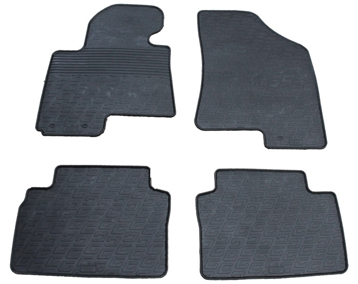 Set covorase auto din cauciuc Hyundai IX35 2010-2015, Kia Sportage (5 locuri) 2010-01.2016, Negru, Gledring, 4 buc.