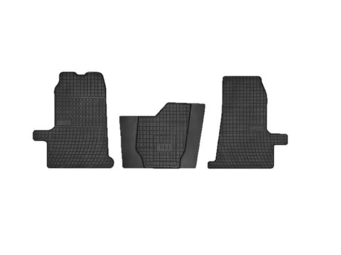 Set covorase auto din cauciuc pentru Ford Transit Van 2019, presuri RapidAuto, Negru