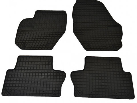 Set covorase auto din cauciuc Volvo XC60 2008-2017, presuri BestAutoVest, negre, 4 buc.