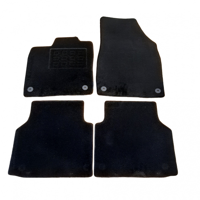Set covorase auto din mocheta Vw Id.4 2020-, Audi E-Tron Q4 2021-, Negru, 4 Buc.