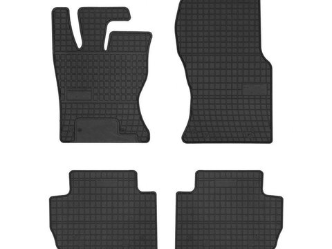 Set covorase auto pentru Land Rover Velar 2017, Cauciuc, Negru