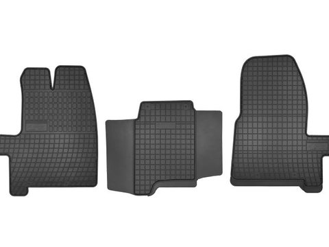 Set covorase cabina fata din cauciuc negre pt ford transit custom 2012-2019