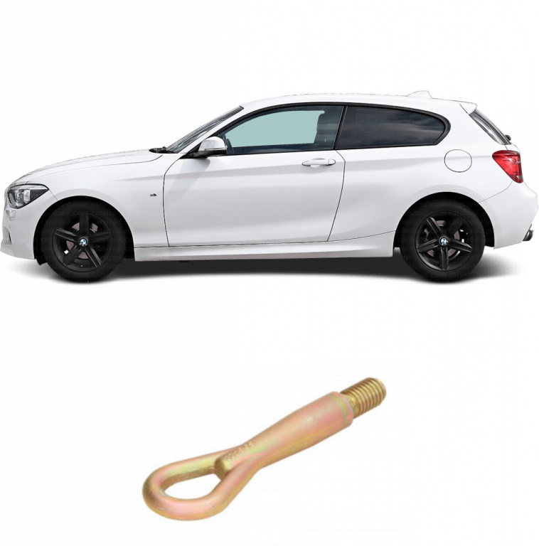 Set Cui carlig pentru remorcare si tractare BK118 BMW Seria 1 F21 2011- cu Breloc Motivational Bad426-0476-05-031347P