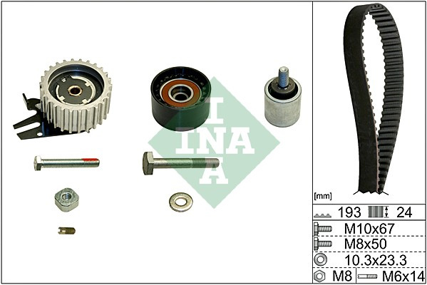 Set curea de distributie (530061910 INA) OPEL,SAAB,VAUXHALL