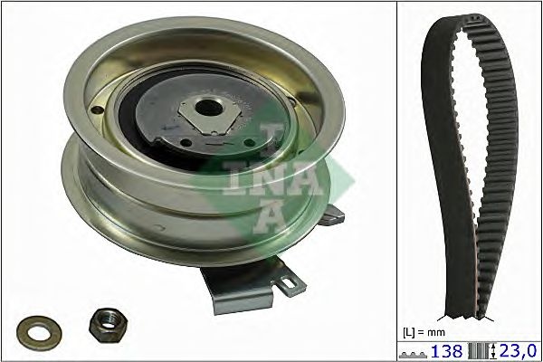 Set curea de distributie AUDI A3 Convertible (8P7) (An fabricatie 09.2008 - 05.2010, 102 CP, Benzina) - Cod intern: W20204085 - LIVRARE DIN STOC in 24 ore!!!
