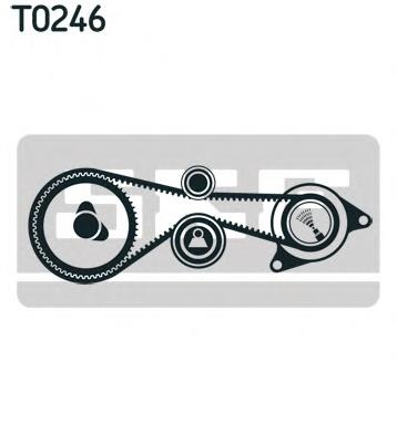Set curea de distributie AUDI A4 Cabriolet (8H7, B6, 8HE, B7), VW PHAETON limuzina (3D_), VW TOUAREG (7LA, 7L6, 7L7) - SKF VKMA 01332