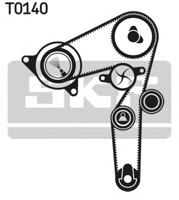 Set curea de distributie FIAT GRANDE PUNTO (199) (