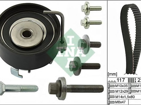 Set curea de distributie FORD ECOSPORT (2011 - 2016) INA 530 0495 10