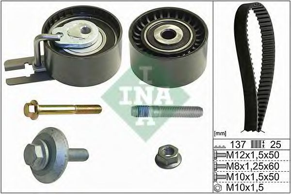 Set curea de distributie FORD FIESTA VI Van (2009 