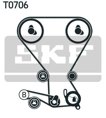 Set curea de distributie MITSUBISHI GALANT VI EA P