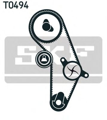 Set curea de distributie MITSUBISHI PAJERO PININ (H6_W, H7_W) (1999 - 2007) SKF VKMA 95626 piesa NOUA