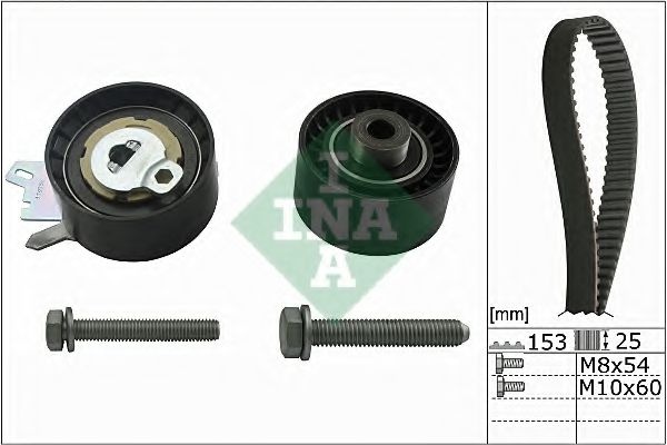 Set curea de distributie PEUGEOT 407 (6D) (2004 - 