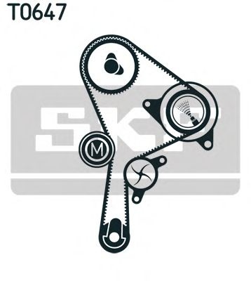 Set curea de distributie RENAULT 1,9DCI 02- 133Z - Cod intern: W20035552 - LIVRARE DIN STOC in 24 ore!!!