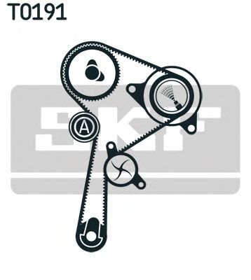 Set curea de distributie RENAULT KOLEOS (HY_) - Cod intern: W20035553 - LIVRARE DIN STOC in 24 ore!!!