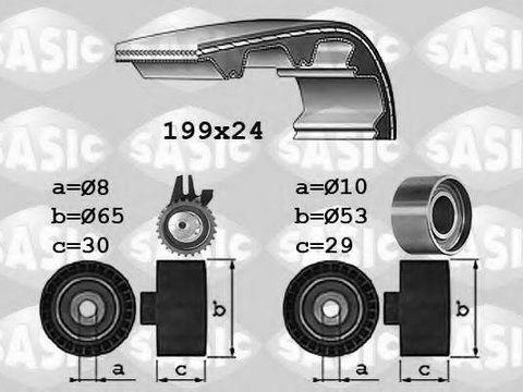 Set curea de distributie SAAB 9-5 limuzina (YS3E), ALFA ROMEO 156 (932), SAAB 9-5 combi (YS3E) - SASIC 1756028