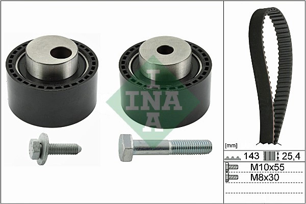 Set curea de distributie Schaeffler INA 530 0368 10 pentru CITROEN JUMPER I caroserie (244) 2002-2006