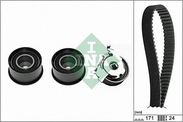 Set curea de distributie Schaeffler INA 530035810 se potriveste la OPEL FRONTERA B (U99) Y 22 SE; X 22 SE 2198cc 136cp 100kW 1998 1999 2000 2001 2002 2003 2004