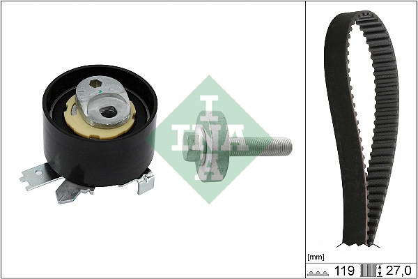 Set curea de distributie Schaeffler INA 530084310 pentru MERCEDES-BENZ A-CLASS (W177) OM 608.915 (K9K) 1461cc 95cp 70kW 2018 2019 2020 2021 2022 2023 2024
