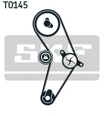 Set curea de distributie SEAT Leon II Hatchback (1P1) (An fabricatie 07.2005 - 12.2012, 102 CP, Benzina, Benzina/Etanol, (LPG)) - Cod intern: W20035422 - LIVRARE DIN STOC in 24 ore!!!