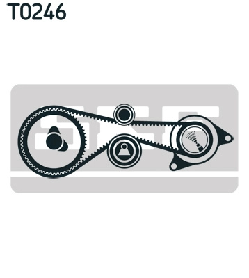 Set curea de distributie SKF VKMA 01332 pentru VW 