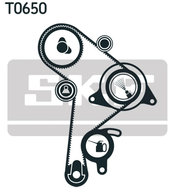 Set curea de distributie SKF VKMA01012 se potrives