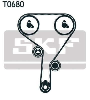 Set curea de distributie SKF VKMA05260 pentru masi