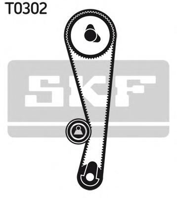 Set curea de distributie SUZUKI SWIFT Mk II hatchback (EA, MA), SUZUKI SIDEKICK (ET, TA), SUZUKI CULTUS II limuzina (AH, AJ) - SKF VKMA 96002