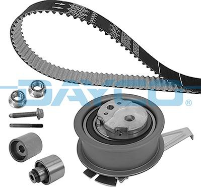 Set curea de distributie Timing set belt sprocket AUDI A3 A4 ALLROAD B9 A4 B9 A5 Q2 Q5 SEAT ARONA IBIZA V LEON LEON SC LEO VW TRANSPORTER VI (SGB, SGG, SGJ), Autobuz, 04.2015 - Dayco KTB1192
