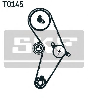 Set curea distributie + pompa apa SEAT Altea (5P1) (An fabricatie 03.2004 - ..., 102 CP, Benzina, (LPG)) - Cod intern: W20035652 - LIVRARE DIN STOC in 24 ore!!!