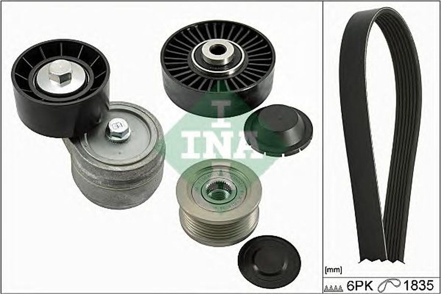 Set Curea transmisie ALFA ROMEO GT 937 INA 529014410