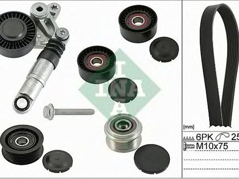 Set Curea transmisie AUDI A6 Allroad 4FH C6 INA 529007910