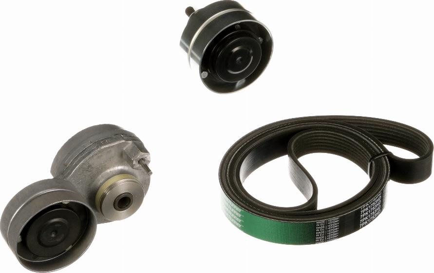 Set curea transmisie cu canel Set cu curea multi-V cu intinzator DAF CF 85 XF 105 MX265-MX375 10.05- DAF CF 85 (AE85XF), 01.2001 - 05.2013 Gates K017PK1753HD