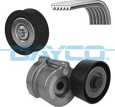 Set curea transmisie cu canel V-belts set with rollers OPEL ASTRA H ASTRA H GTC ZAFIRA B 1.9 04.04-04.15 OPEL ZAFIRA / ZAFIRA FAMILY B (A05), Dubita, 07.2005 - 05.2019 Dayco KPV794