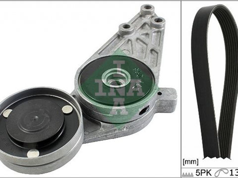 Set curea transmisie cu caneluri 529 0096 10 INA pentru Audi A4 Vw Passat Audi A6