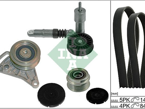 Set curea transmisie cu caneluri (529000410 INA) AUDI