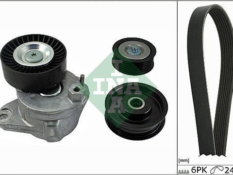 Set curea transmisie cu caneluri (529003410 INA) MERCEDES-BENZ