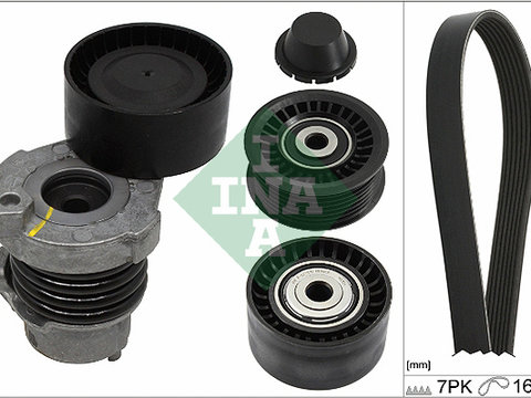 Set curea transmisie cu caneluri (529019410 INA) DACIA,NISSAN,RENAULT