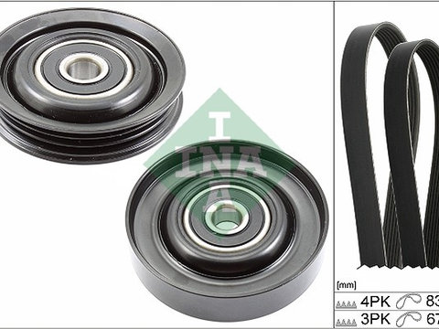 Set curea transmisie cu caneluri (529023010 INA) NISSAN