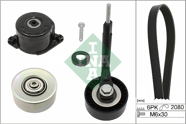 Set curea transmisie cu caneluri (529031410 INA) BMW