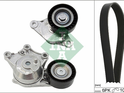 Set curea transmisie cu caneluri (529035810 INA) Citroen,DS,PEUGEOT