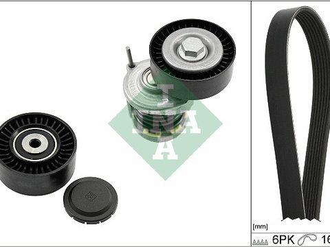 Set curea transmisie cu caneluri 529046710 INA pentru Audi A4 Vw Crafter