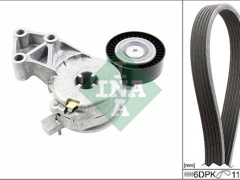 Set curea transmisie cu caneluri (529047010 INA) AUDI,SEAT,SKODA,VW