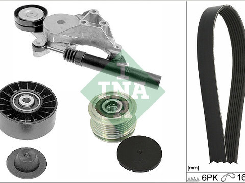 Set curea transmisie cu caneluri (529047120 INA) AUDI,SEAT,SKODA,VW